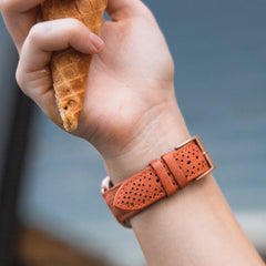 Special Sale! Perforated Leather Band