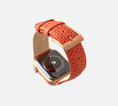 monowear apple watch perforated leather band
